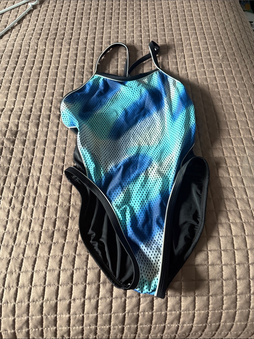 Nike Women's One-Piece Swimsuit in Blue and Teal